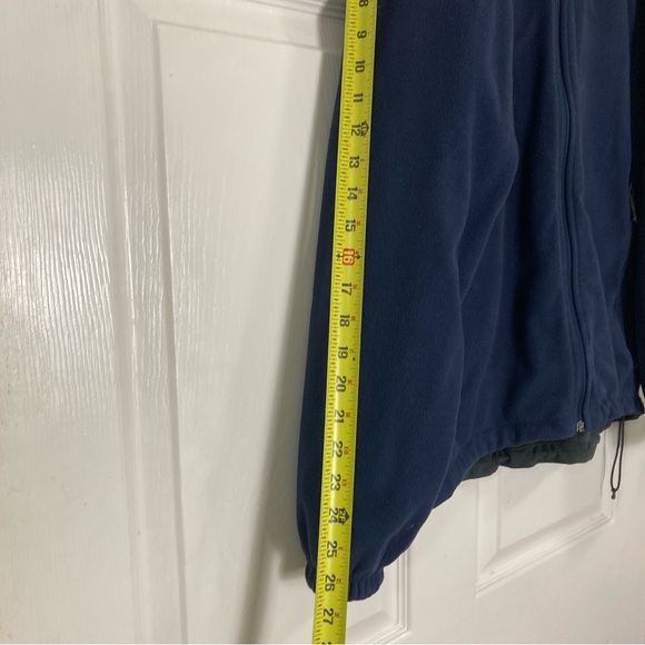 The North Face Windwall Fleece Jacket Water Resistant Blue L  Logo Embroidered - Picture 10 of 16